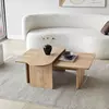 Hanah Home Set kafenih stočića, 105x35cm, Krem