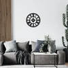 Wallity Zidni sat S004, 48x48 cm, Crni