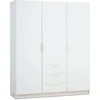 Ormar JENSLEV 144x176 3 vrata 3 fioke bela
