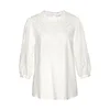 LASCANA Bluza naravno bela