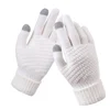 Rukavice za touch screen BRAIDED, Bele