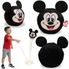 Disney TY Mickey Mouse Plišasta žogica, poskakujoča maskota, BEANIE BOUNCERS, igračka za otroke, ki zahteva spretnost 10 cm