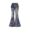 Ed Hardy Kavbojke modra/rdeča