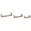 FIVE Zidna Polica 3 Kom 22X10X7, 32X10X8,5, 42X10X10 Mdf Natural