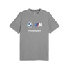 PUMA BMW M MOTORSPORT Essentials Tee Men, Collection, Medium Gray Heather, XS