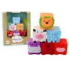 LEAN TOYS Mehki gradbeni bloki za kopanje, živali