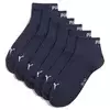 PUMA Quarter Socks Unisex (3-Pack), Clothing, Navy, 47-49