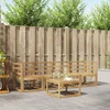 Set vanjskih sofa 5 pcs Bijela 59 x 59 x 37 cm