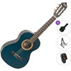Valencia VC202 Standard SET Transparent Blue Polovična klasična kitara za otroke
