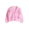Next Pletena jopa Love Bug  roza / svetlo roza / krvavo rdeča
