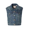 LEVIS ® Brezrokavnik SHRUNKEN 90S temno modra
