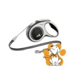 Flexi Comfort Cord M, 8m, Povodac Za Pse Prilagođen Težini Psa Do 20kg, Crni