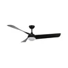 Lucci Air 21617149 - LED prigušiva ventilator OSPREY 1xGX53/12W/230V preč. 132 cm crna + daljinski upravljač