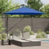 Suncobran Azurnoplava 294 x 294 x 248 cm Poliester i aluminij