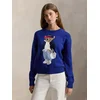 Polo Ralph Lauren Pulover  kraljevo modra / svetlo rjava / rdeča / bela