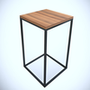 HANAH HOME Pomoćni stočić Pure Walnut