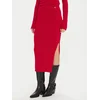 TWINSET Ravno krilo 242TT3026 Rdeča Slim Fit