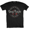 Deep Purple Majica Smoke Circle Unisex Black M