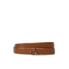 Pas Calvin Klein Ck Buckle Belt 3.0_Smooth K60K613156 Rjava