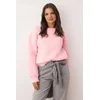 Trendyol Milla ženski duks Twoaw24Sw00101, svetlo roze-pink