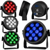 LIGHT4ME CREE ALU QUAD PAR 12 reflektor za odrsko osvetlitev, svetlobni učinek 12x12W RGBW SMD LED 4v1