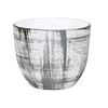 Prevleka za cvetlični lonec PURKY GRID keramika mat d19x16cm