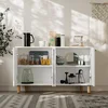 Hanah Home Konzola Venedik, 120x73,6x29,6 cm, Bela