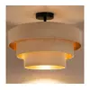 Brilagi - Plafonski luster LUNETA 1xE27/60W/230V prečnika 40 cm bež/zlatna