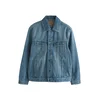 Next Prehodna jakna moder denim