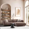 Atelier del Sofa Ugaona garnitura Pavia, 250x170x90 cm, Braon