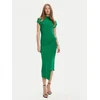 Calvin Klein Vsakodnevna obleka LV044C237G Zelena Slim Fit