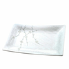 MIJ Pravokotna plošča Bela Blossom 33x19 cm