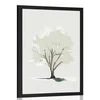Plakat drevo s pridihom minimalizma - 20x30 no frame