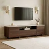 Hanah Home TV komoda Alvar, 180 cm, travertin / orah Milano
