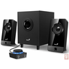 Genius SW-2.1 300X, 2.1 speaker system, 10 W (Subwoofer: 3.5 W / Satellites: 3.25 W x2), 3.5mm