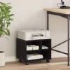 Držač za printer Crni hrast 41 x 32 x 34,5 cm Konstruirano drvo