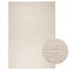 Vidaxl Rug ZIZUR Cream 200x290 cm Juta videz Notranje in zunanje