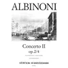 ALBINONI:CONCERTO II OP.2/4 VIOLIN AND PIANO