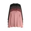 The Set Majica čokolada/rosé/bordo/črna