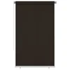 vidaXL Zunanje rolo senčilo 140x230 cm rjavo HDPE