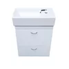 Lapino Lavabo sa ormarićem 45cm, konzolni 4057 Beli