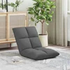 vidaXL Tlorisni stol Temno siva 50 x 61 x 57 cm blago