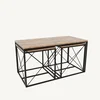 Hanah Home Defne Set Klub stolova, 3 komada, Hrast