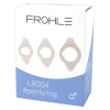 Frohle LR004 Set prstenova za penis, Silikonski, 3 komada