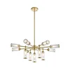Endon 106256 - Luster na šipci TOUR 13xG9/3W/230V mesing