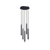 Rabalux Visilica Ramira, 5x5W, 5xG9, Crna