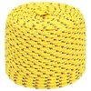 vidaXL Večnamenska uporabna vrv 8 mm 25 m Rumena PP