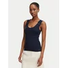 Tommy Hilfiger Top WW0WW52112 Mornarsko modra Slim Fit