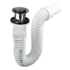 Sifon fleksibilni za lavabo click-clack abs