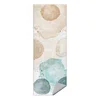 Kremno bel/turkizen pralen tekač 80x200 cm Puddle – Mila Home